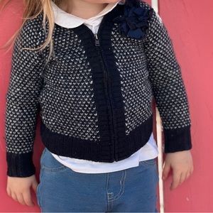 Crewcuts zip up sweater